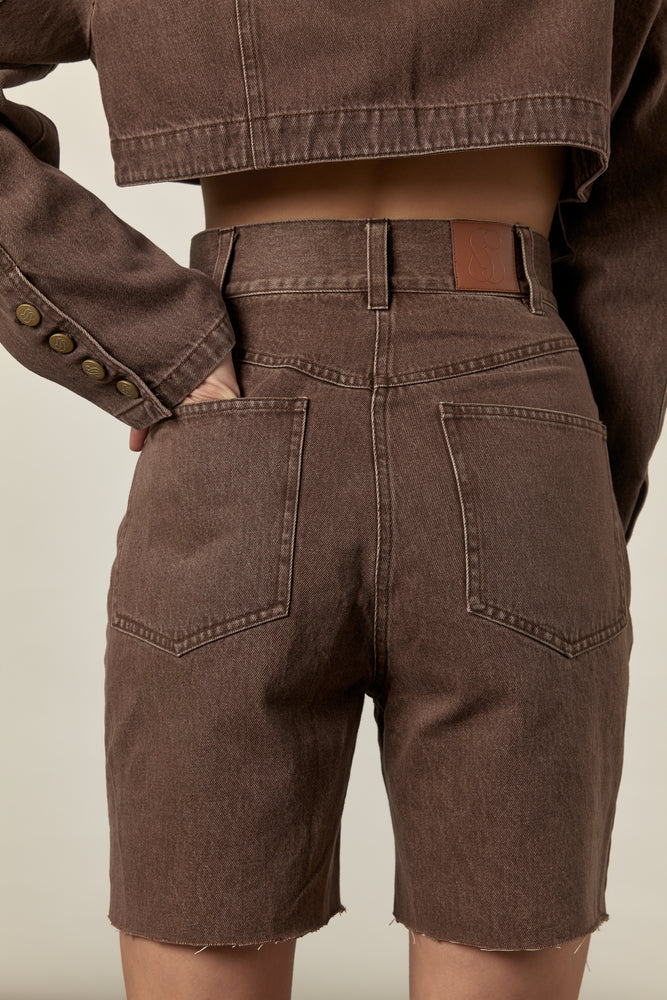 
                  
                    Robbi Denim Shorts | Chocolate Wash
                  
                
